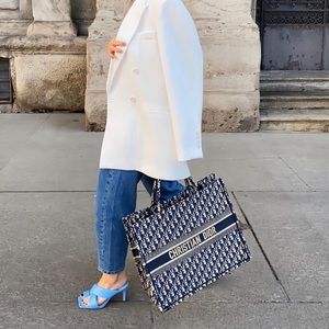 ZARA Padded Leather High Heel Sandals in Blue sz 41